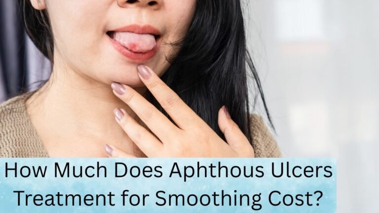 How Much Does Aphthous Ulcers Treatment for Smoothing Cost?