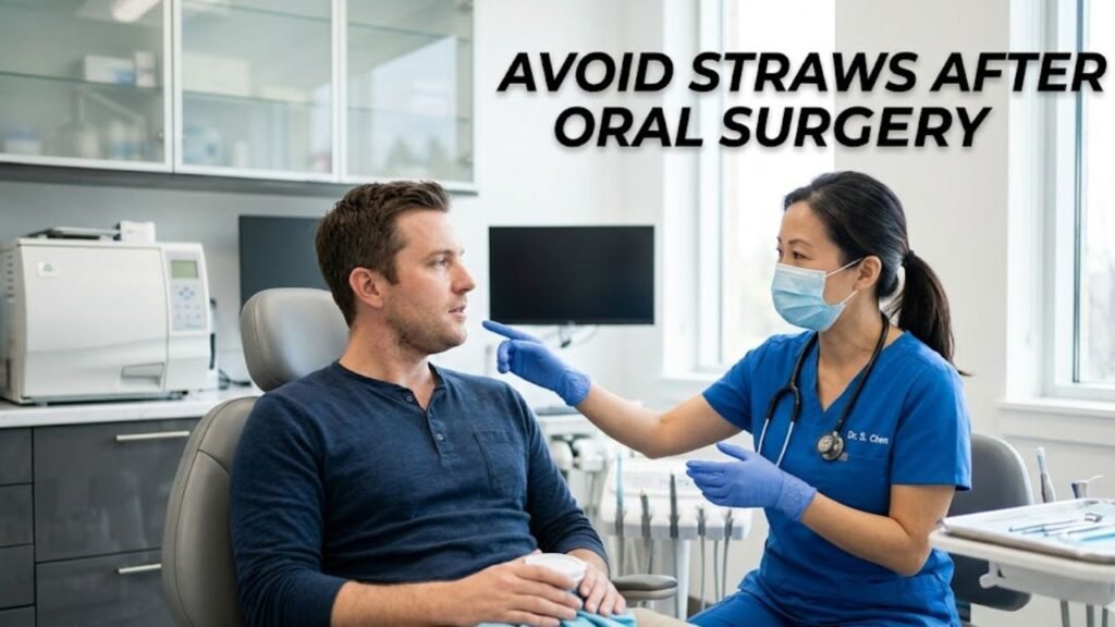 Avoid Straws After Oral Surgery