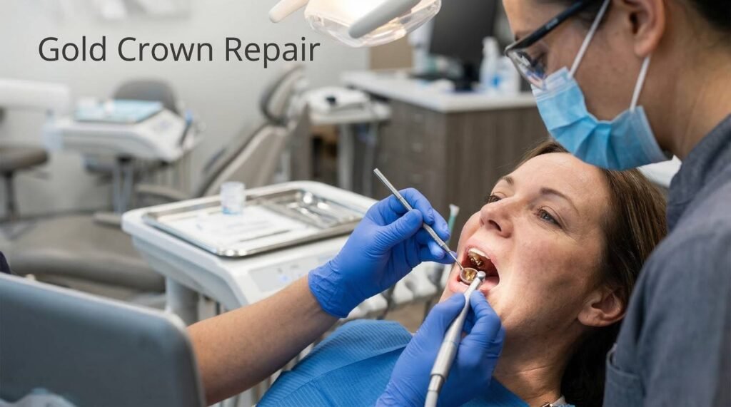 Gold Crown Repair - Can a Damaged Gold Crown Be Fixed