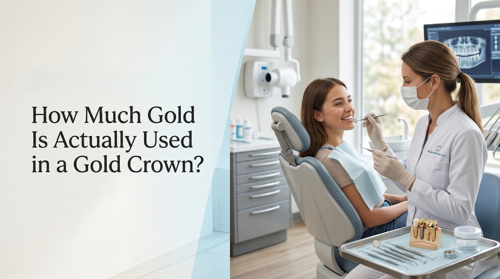 How Much Gold Is Actually Used in a Gold Crown