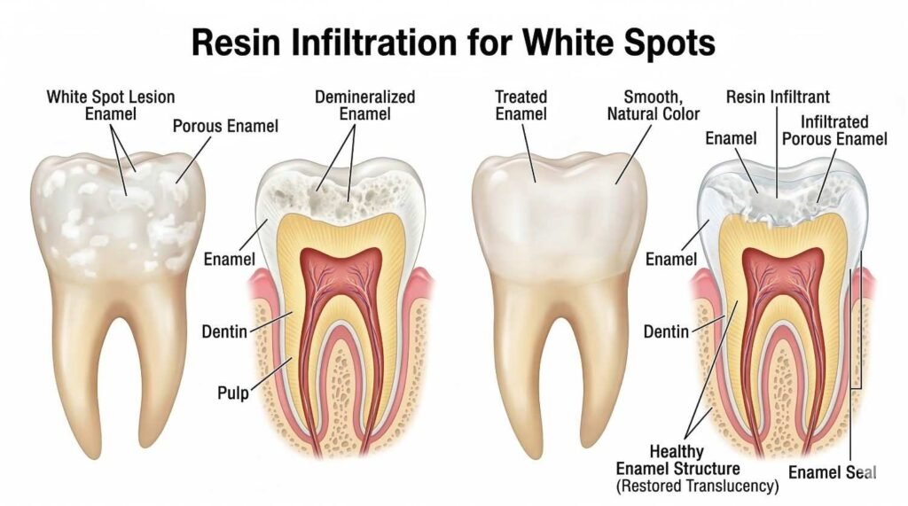 Resin Infiltration for White Spots - What Is Icon Treatment
